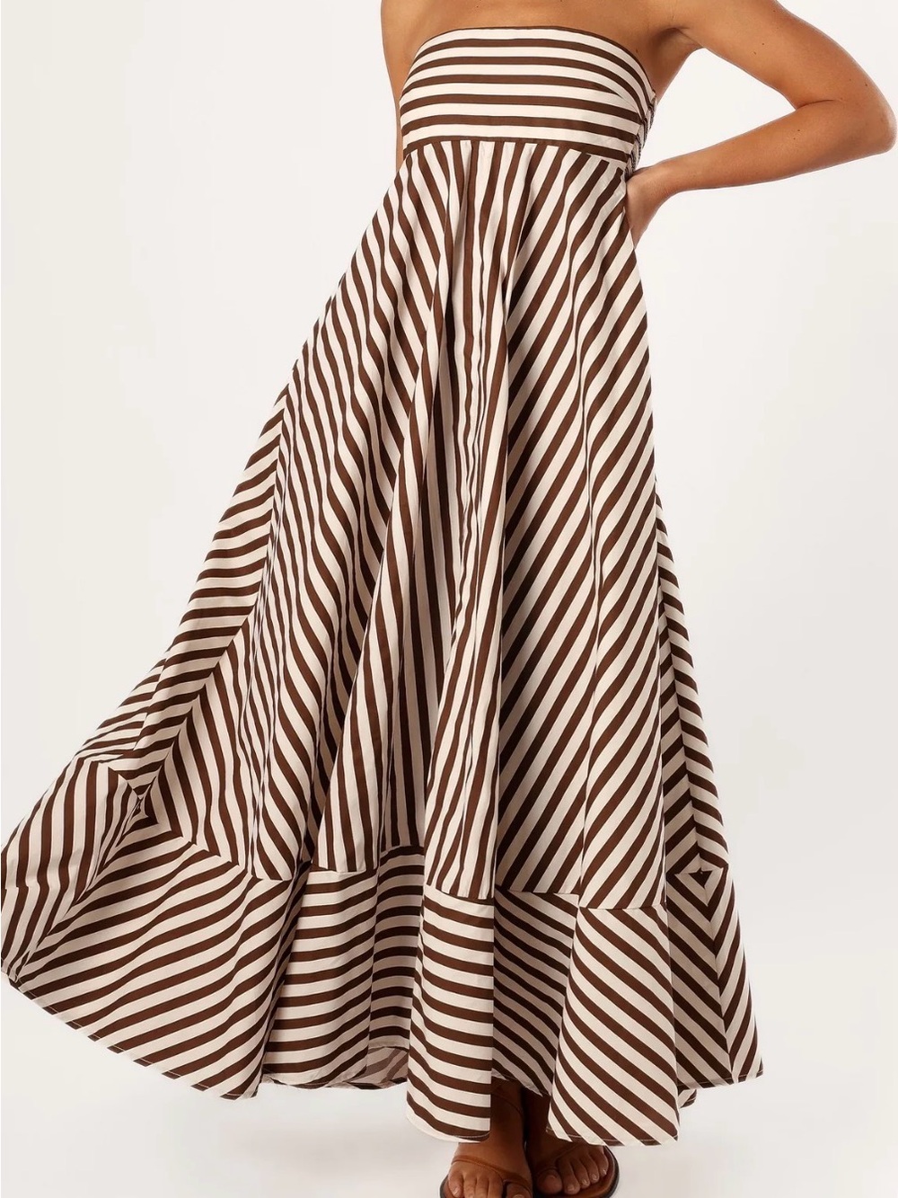 NWT Petal & Pup Bowie Strapless Maxi Dress Size Medium M New With Tags